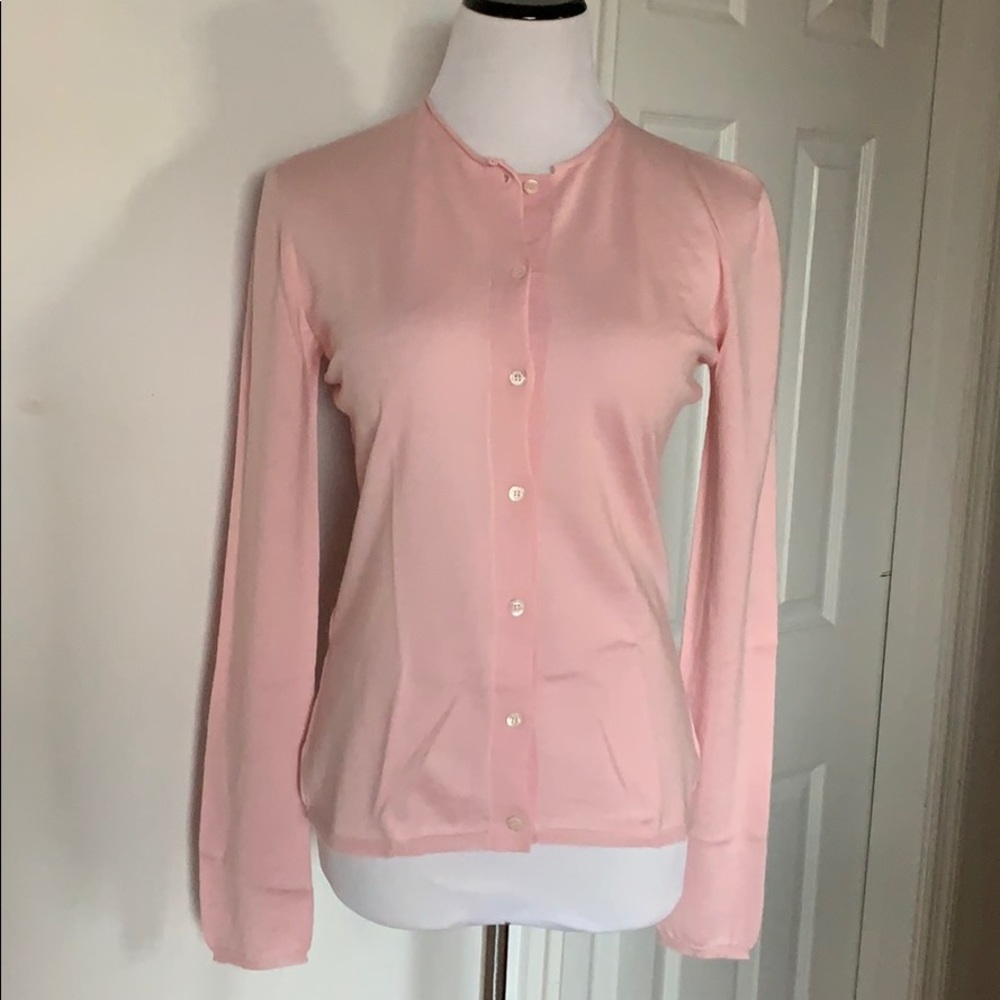 Christian Dior light pink cardigan
